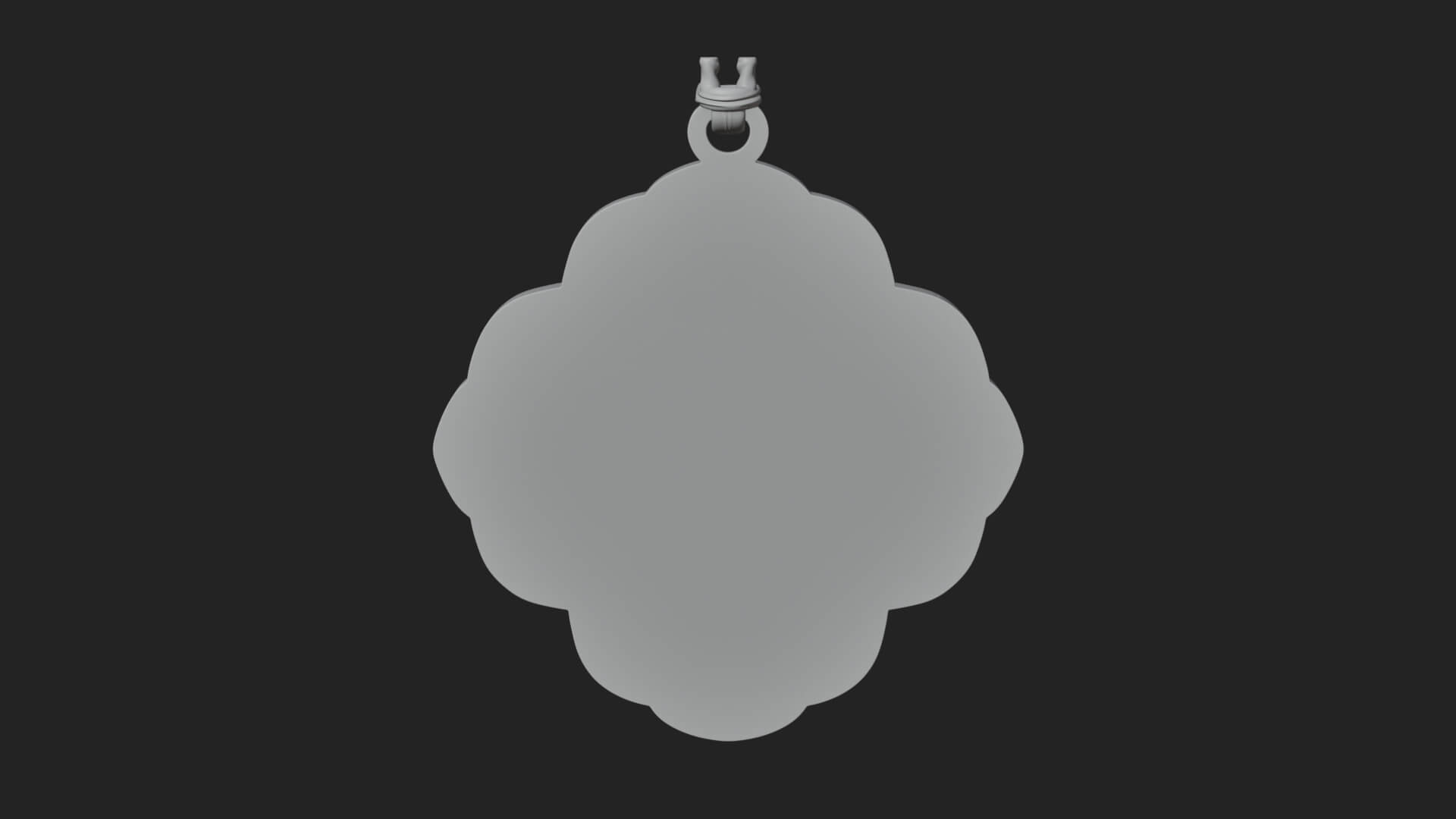 Pine Cone Frame Ornament Design 4 3D Print Model 3D Model