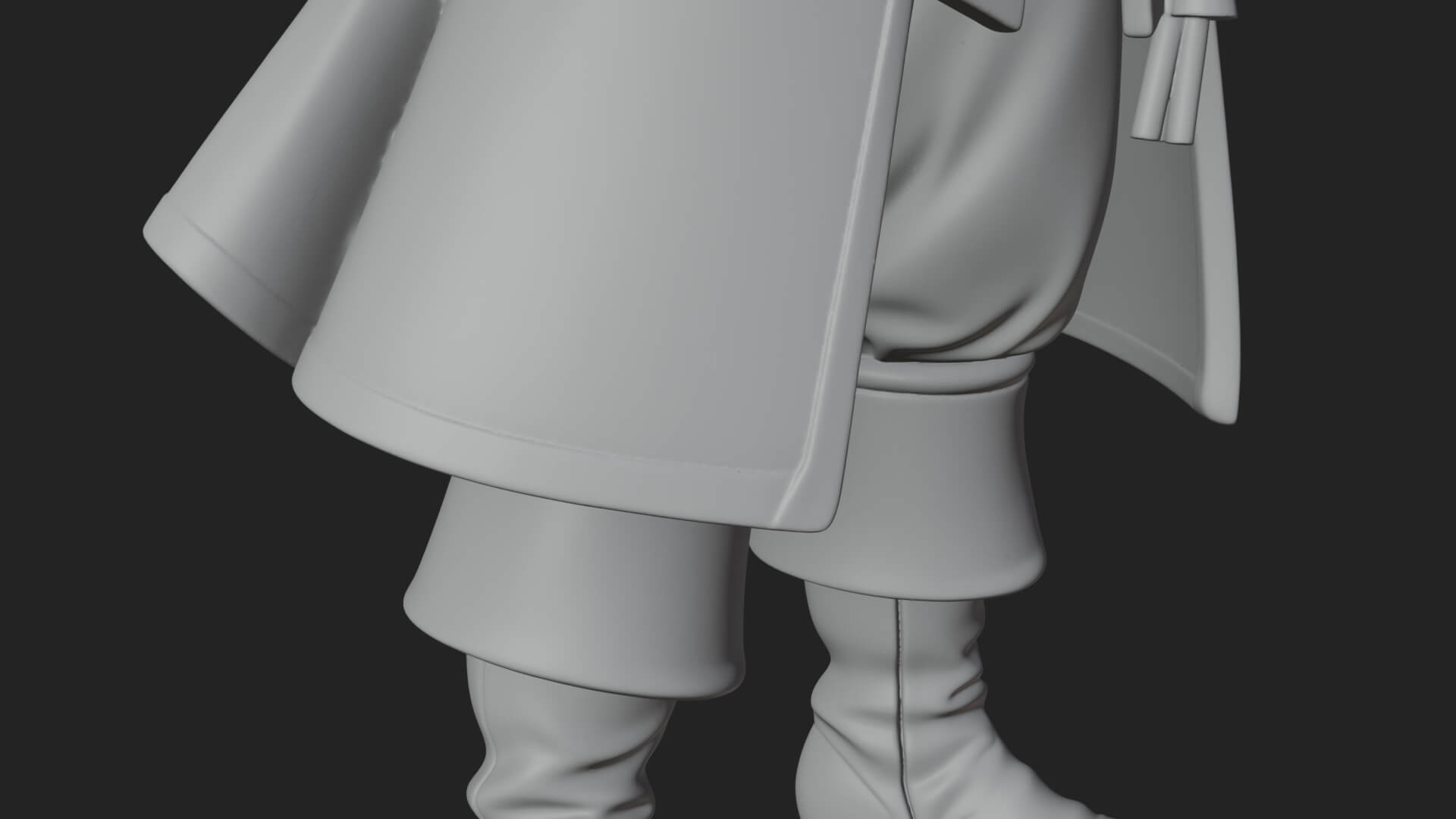 Pirate Captain Statue Design 10 3D Print Model 3D Model
