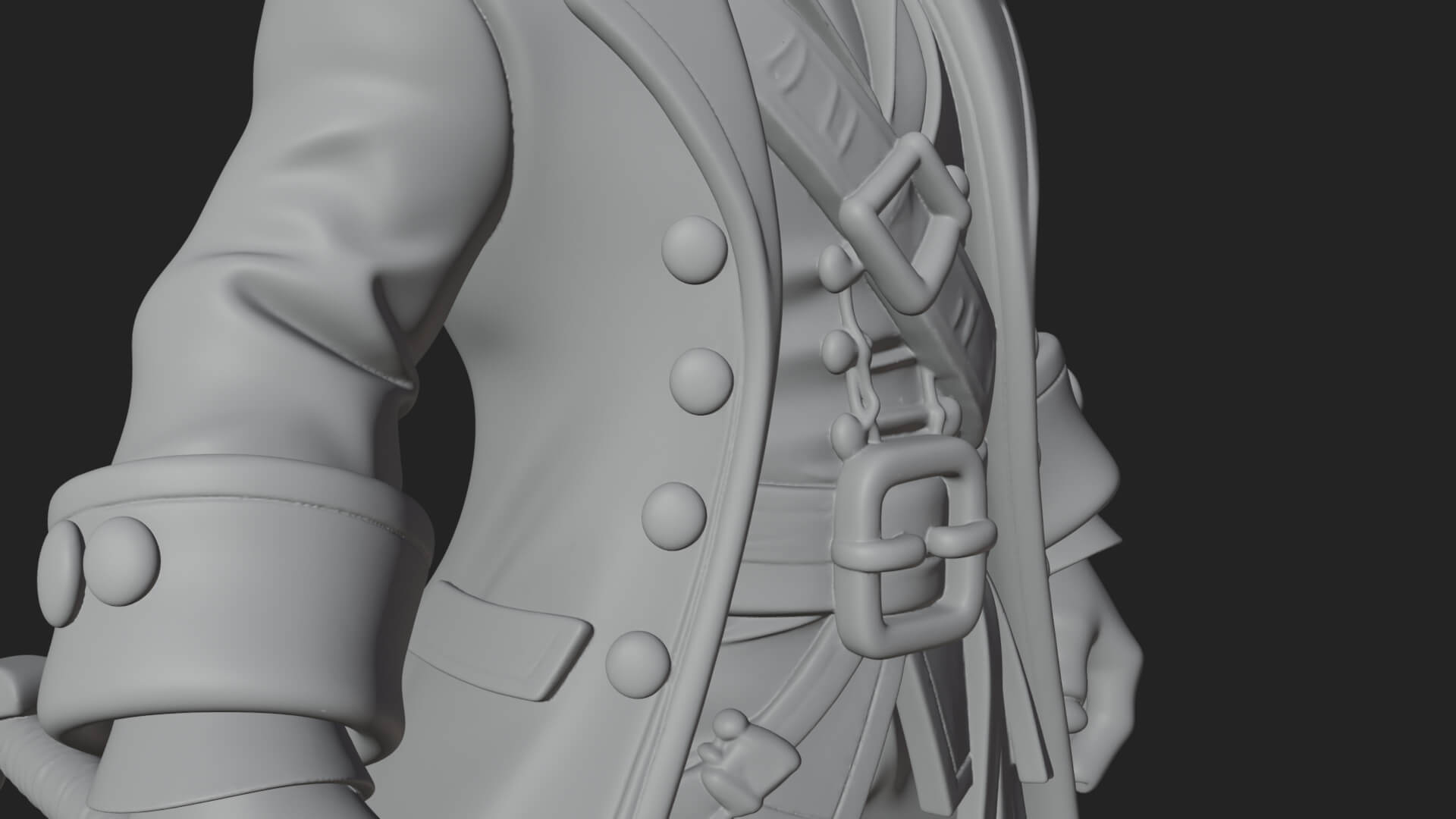 Pirate Captain Statue Design 15 3D Print Model 3D Model