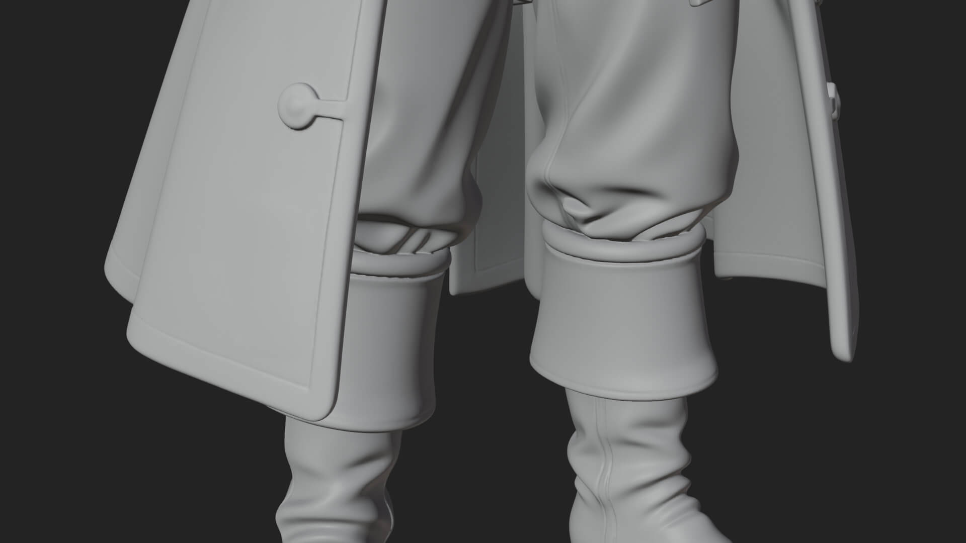 Pirate Captain Statue Design 16 3D Print Model 3D Model