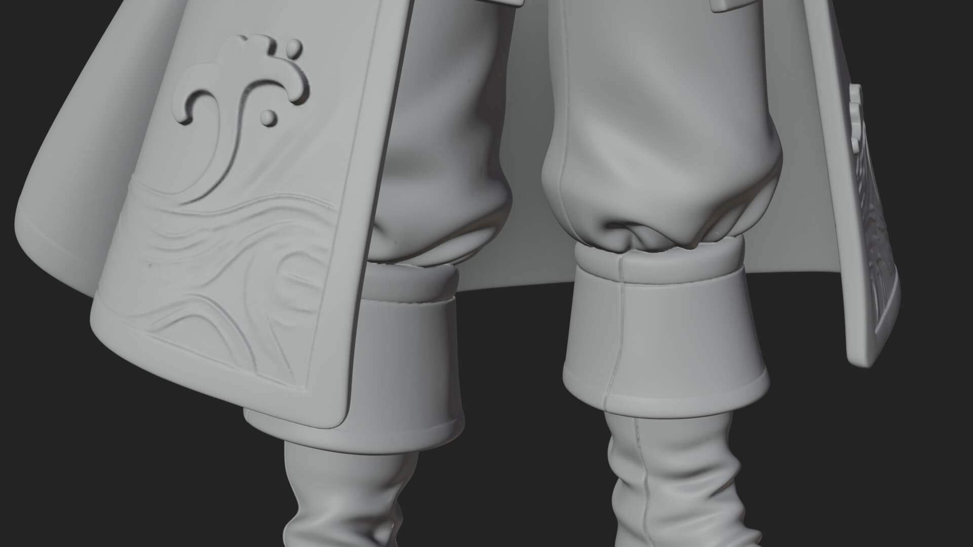 Pirate Captain Statue Design 8 3D Print Model 3D Model