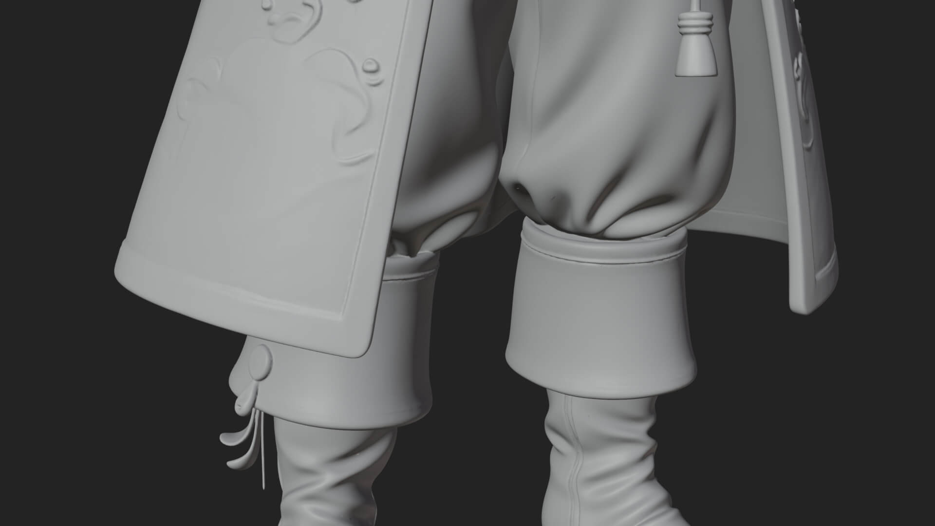 Pirate Captain Statue Design 9 3D Print Model 3D Model