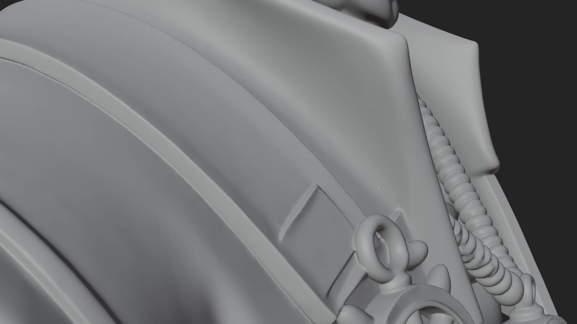 Pirate Skull with Bandana Statue Design 2 3D Print Model 3D Model