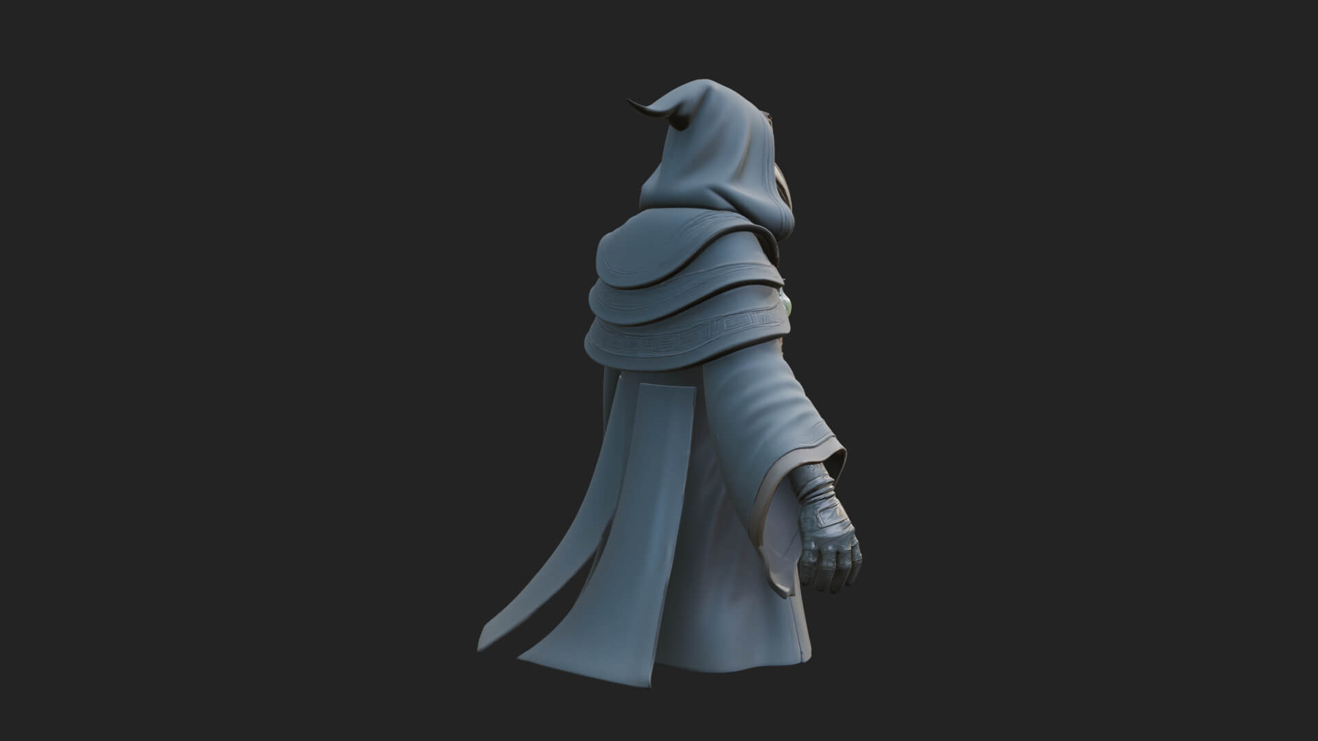 Plague Doctor Statue Design 5 3D Print Model 3D Model