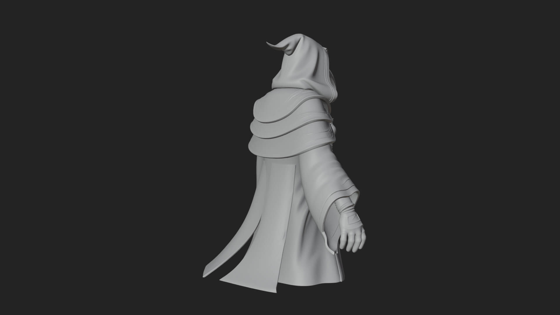 Plague Doctor Statue Design 5 3D Print Model 3D Model