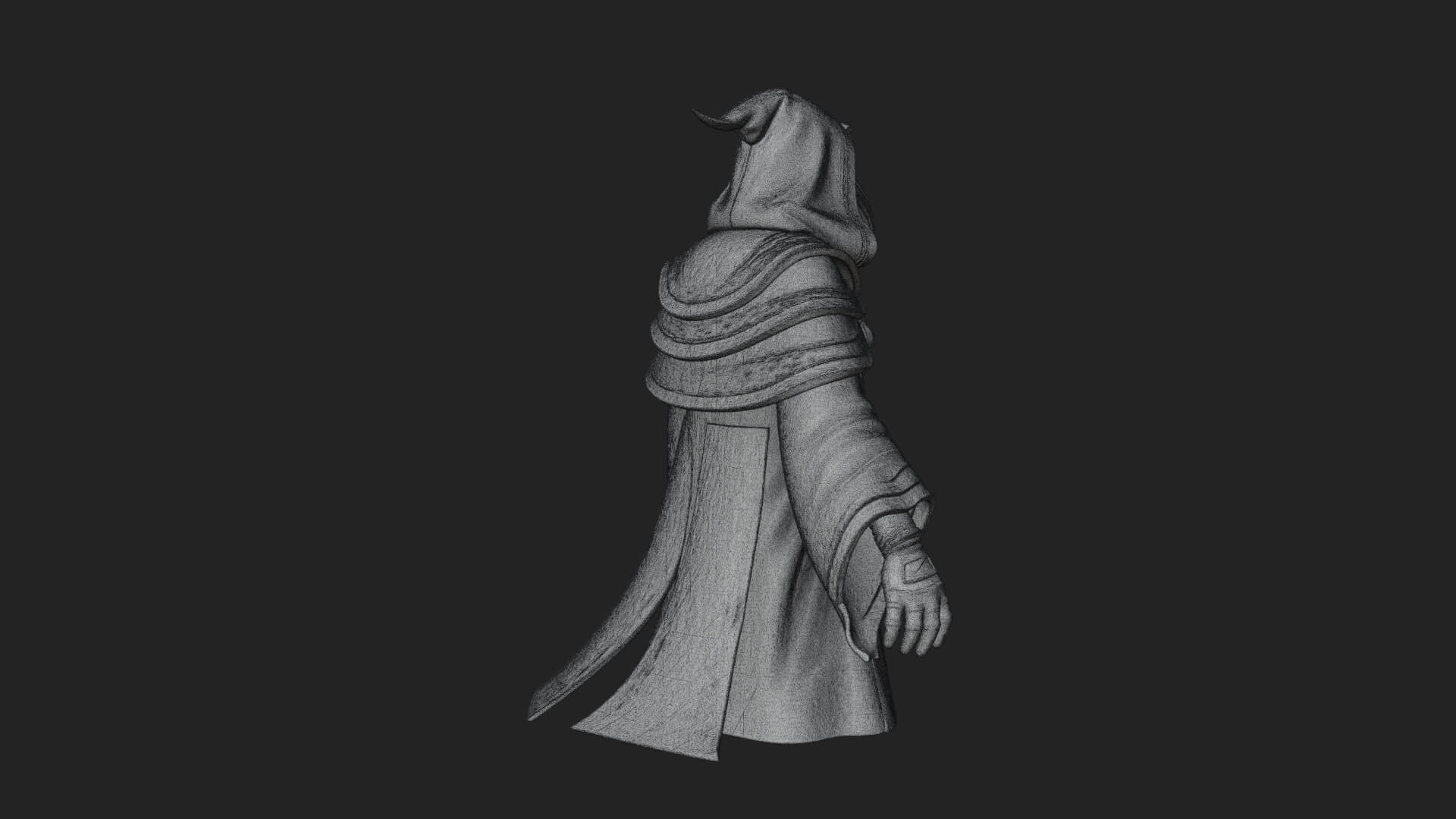 Plague Doctor Statue Design 5 3D Print Model 3D Model