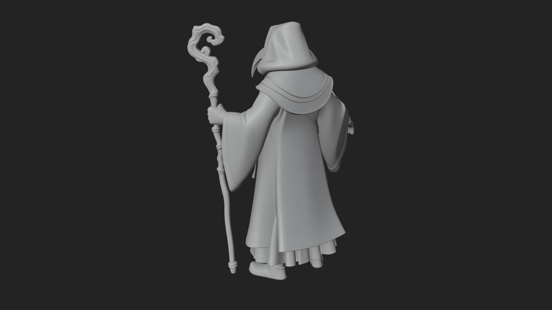 Plague Doctor Statue Design 6 3D Print Model 3D Model