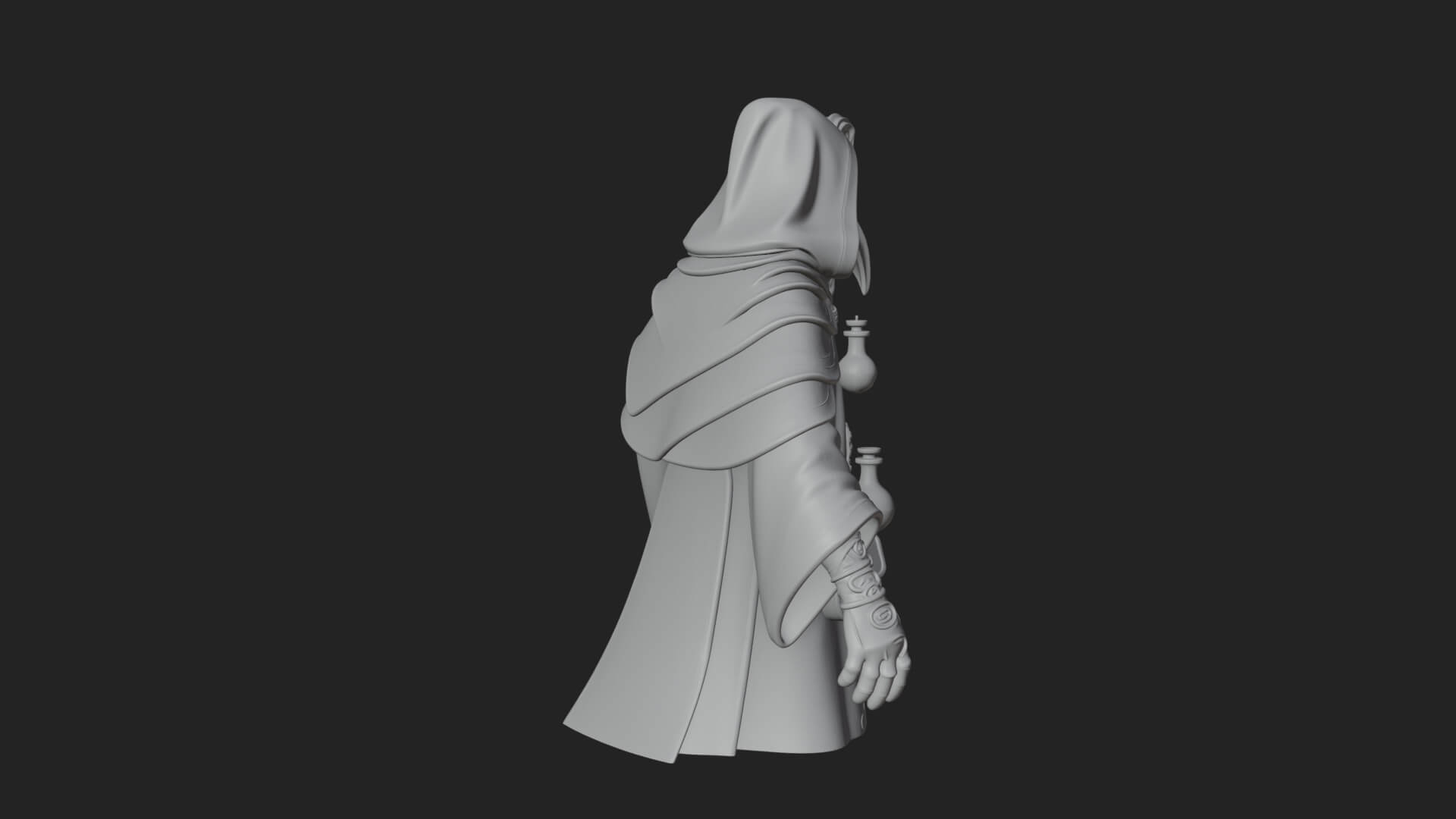 Plague Doctor Statue Design 8 3D Print Model 3D Model