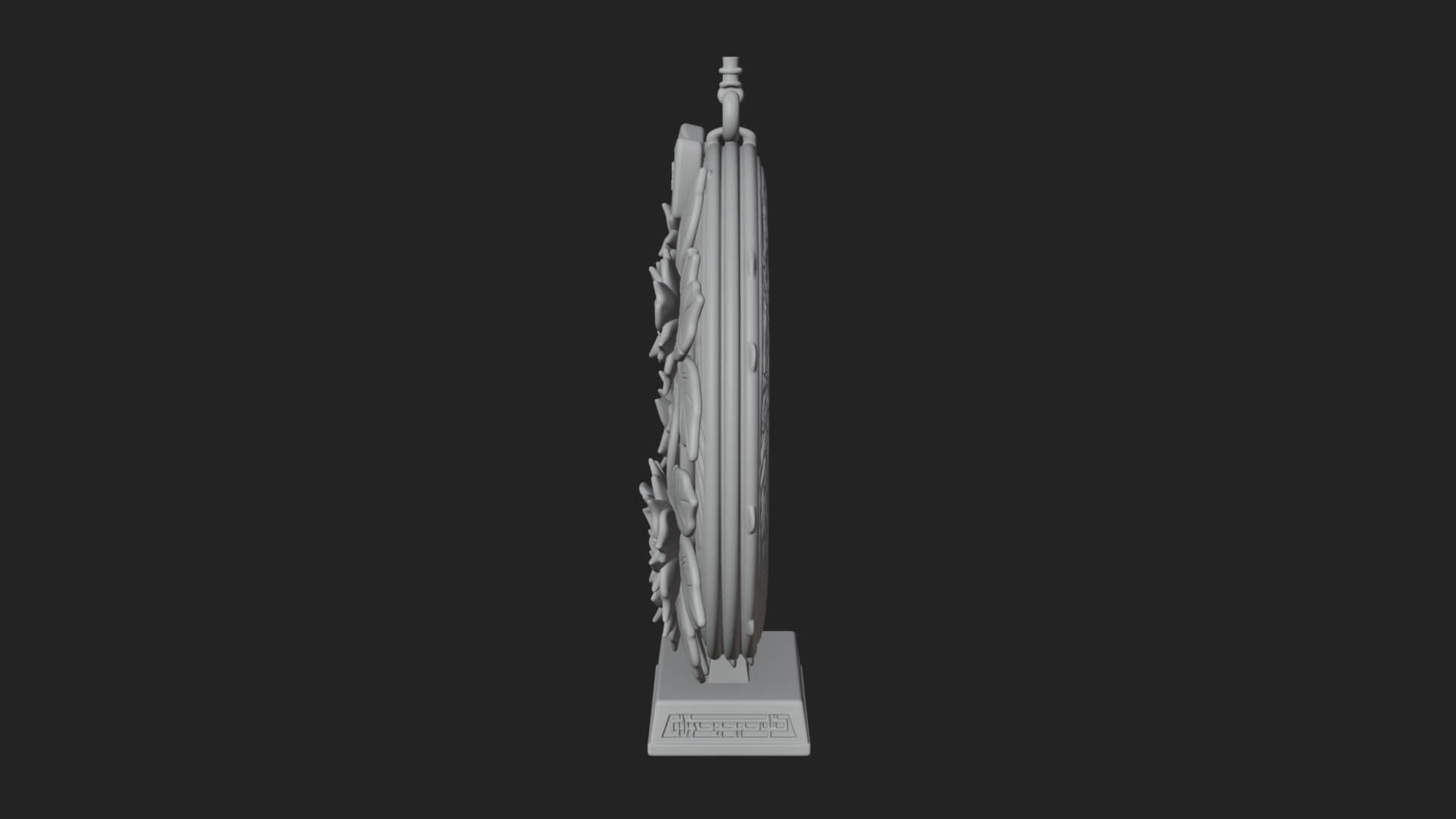 Poinsettia Wreath Ornament Design 2 3D Print Model 3D Model