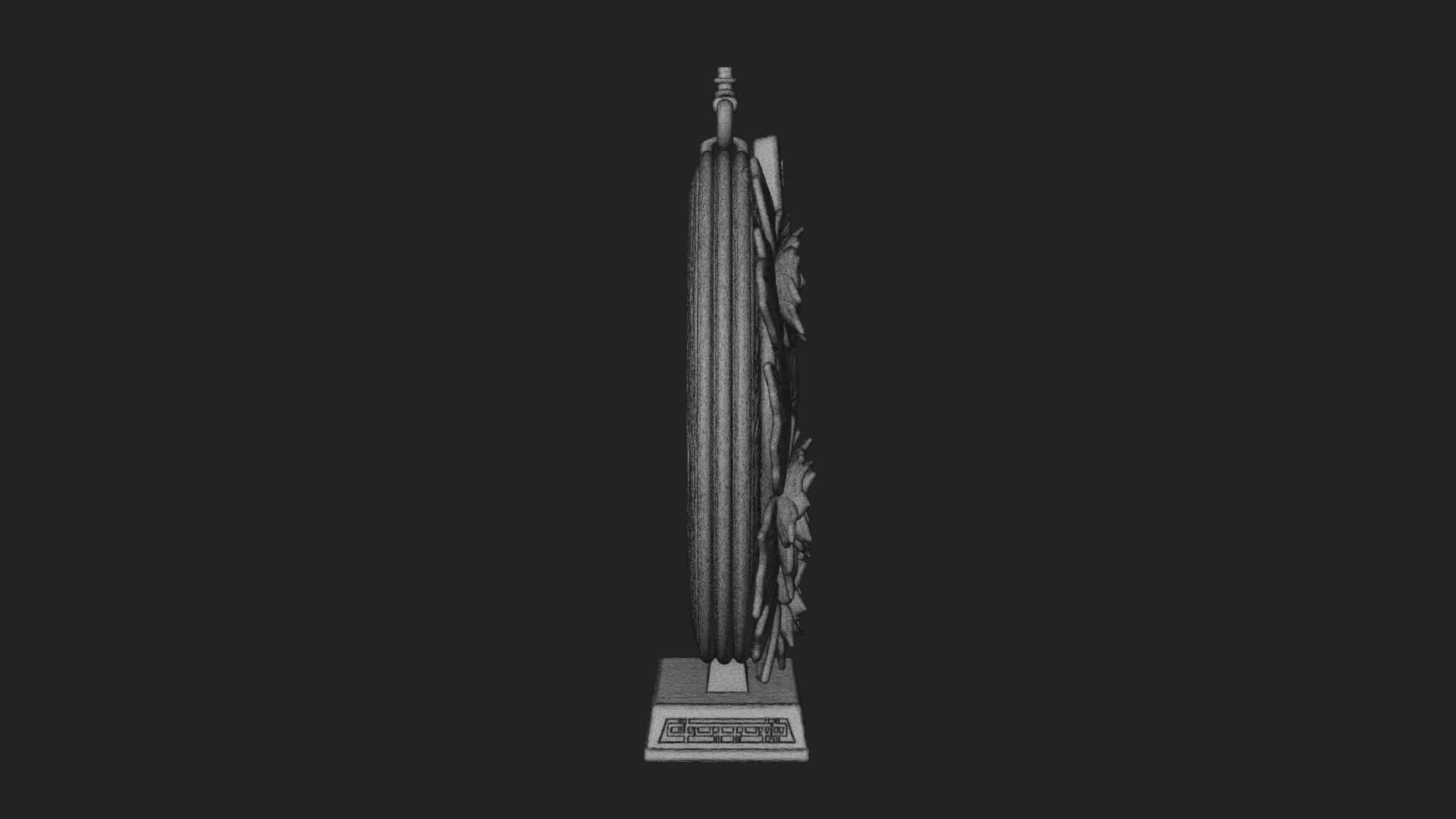 Poinsettia Wreath Ornament Design 2 3D Print Model 3D Model