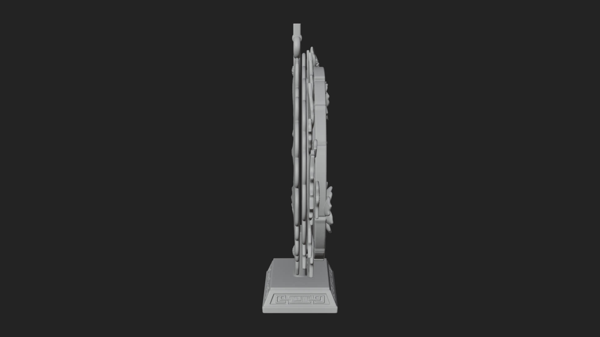Poinsettia Wreath Ornament Design 4 3D Print Model 3D Model