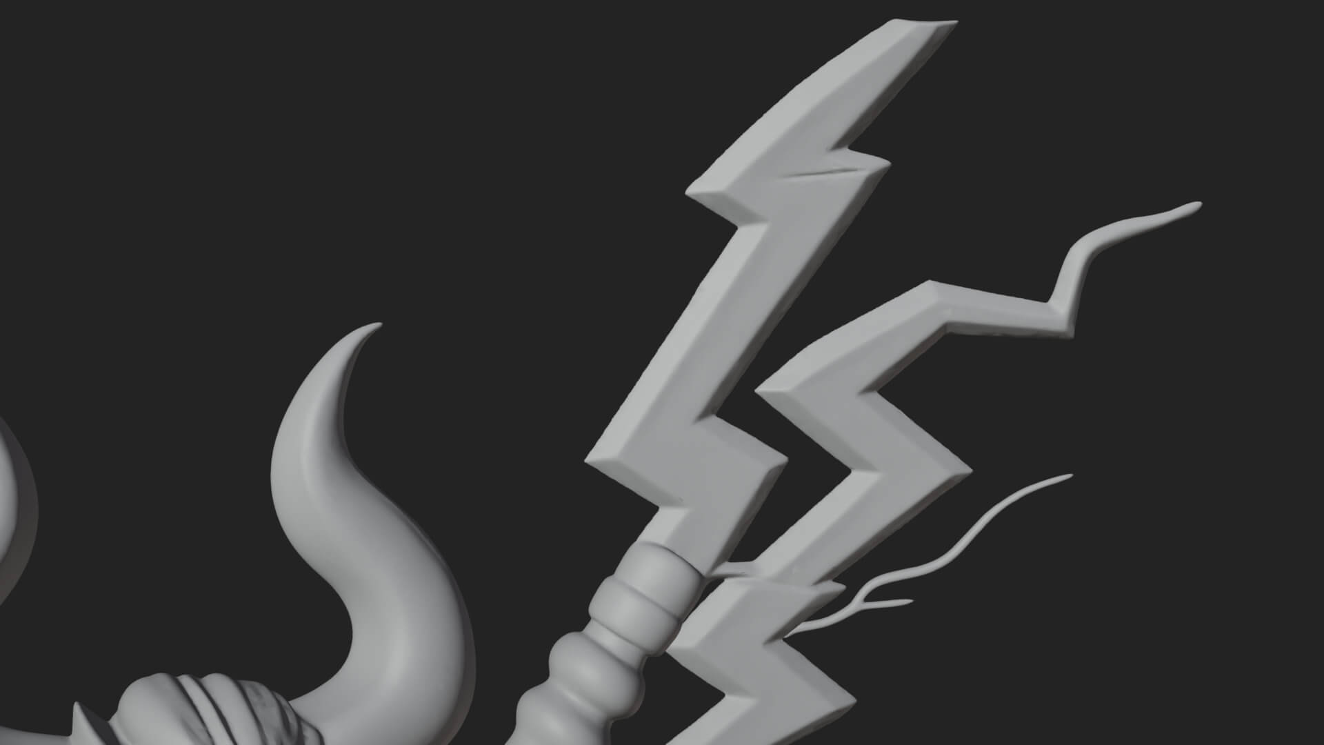 Poseidon with Trident Statue Design 22 3D Print Model 3D Model