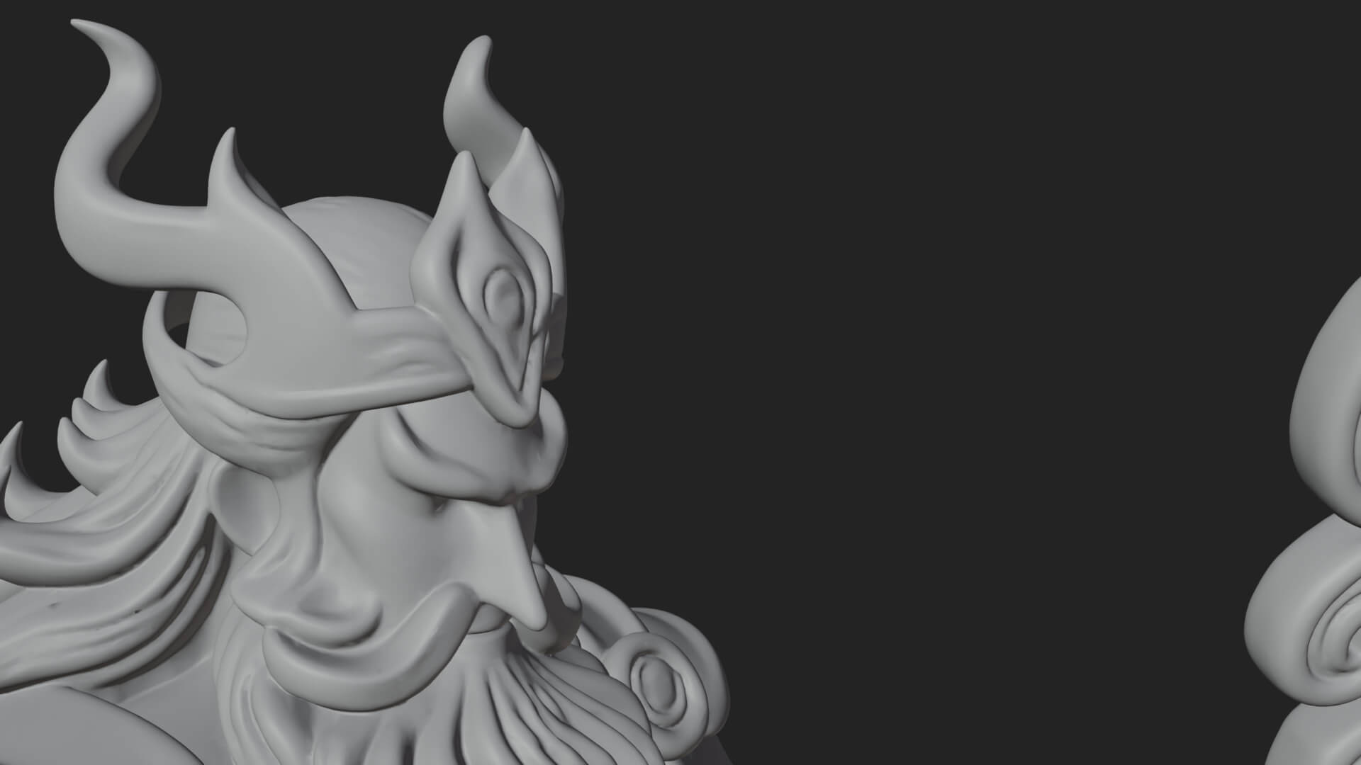 Poseidon with Trident Statue Design 23 3D Print Model 3D Model