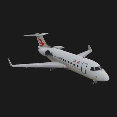 Private Jet Model Design 11 3D Print Model