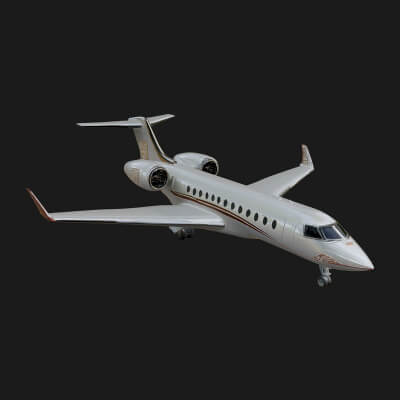 Private Jet Model Design 12 3D Print Model