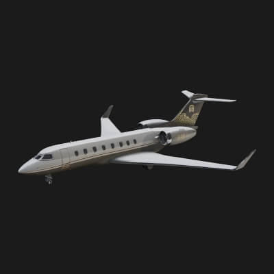 Private Jet Model Design 2 3D Print Model