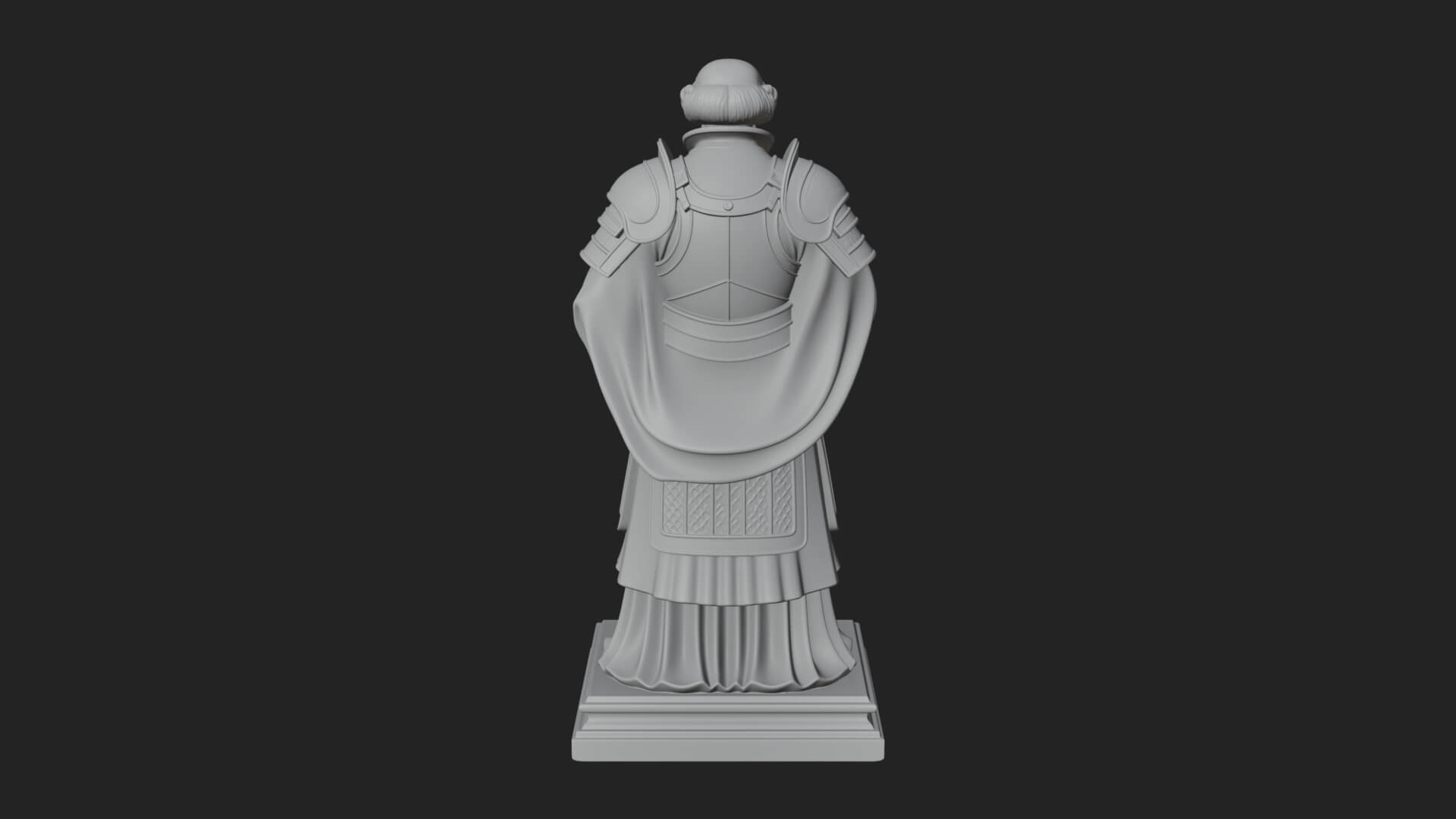 Purple Armor Elder Bust Design 13 3D Print Model 3D Model