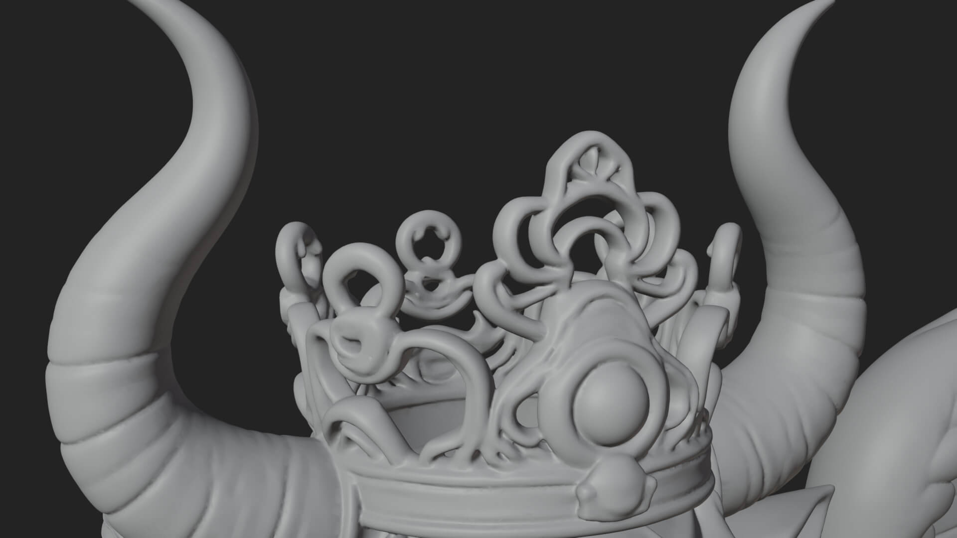 Qilin Deer Beast Statue Design 12 3D Print Model 3D Model
