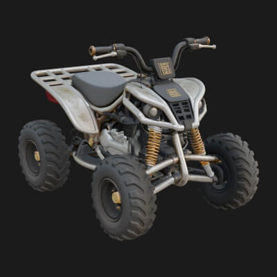 Quad Bike ATV Model Design 10 3D Print Model