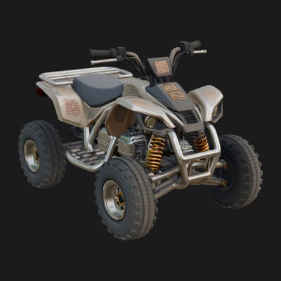 Quad Bike ATV Model Design 11 3D Print Model
