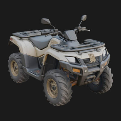 Quad Bike ATV Model Design 12 3D Print Model