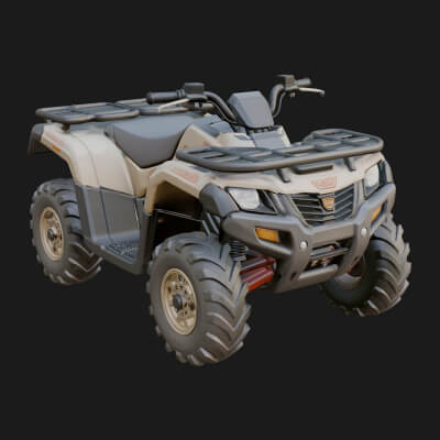 Quad Bike ATV Model Design 13 3D Print Model