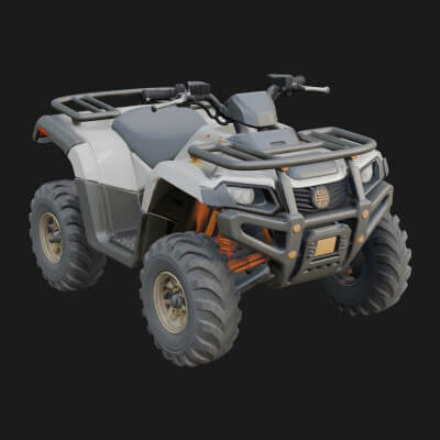 Quad Bike ATV Model Design 4 3D Print Model