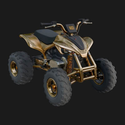 Quad Bike ATV Model Design 6 3D Print Model