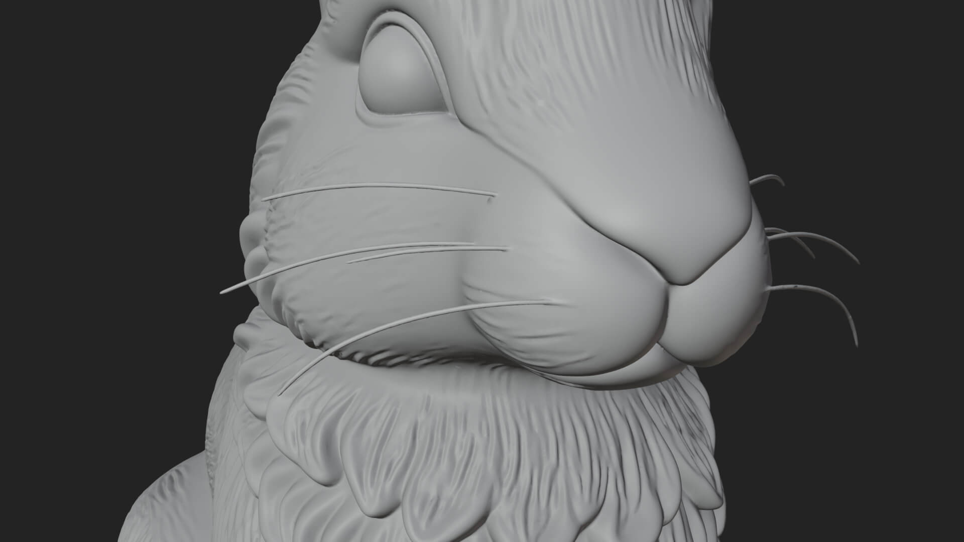 Rabbit Candle Holder Statue Design 1 3D Print Model 3D Model