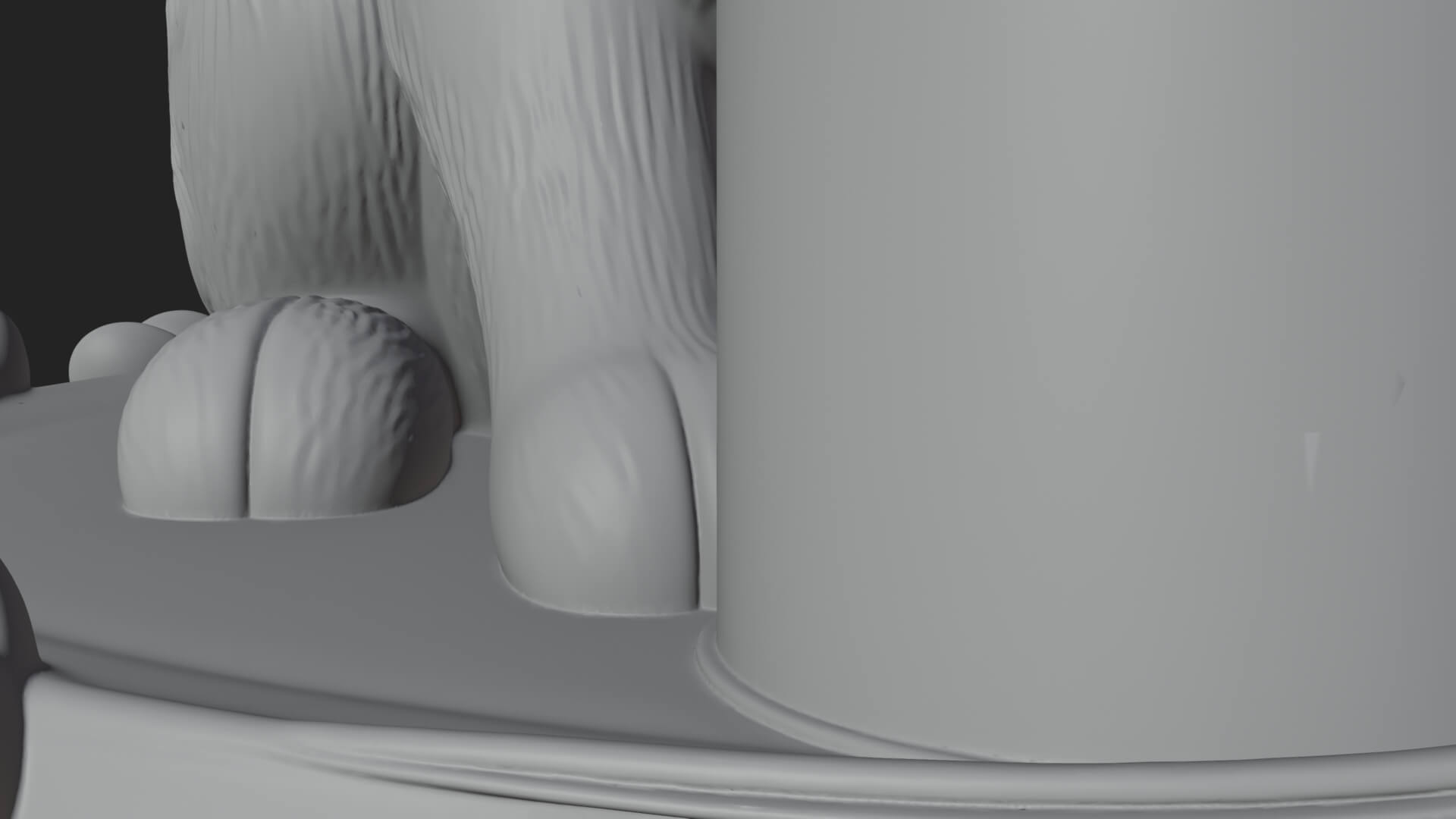 Rabbit Candle Holder Statue Design 1 3D Print Model 3D Model