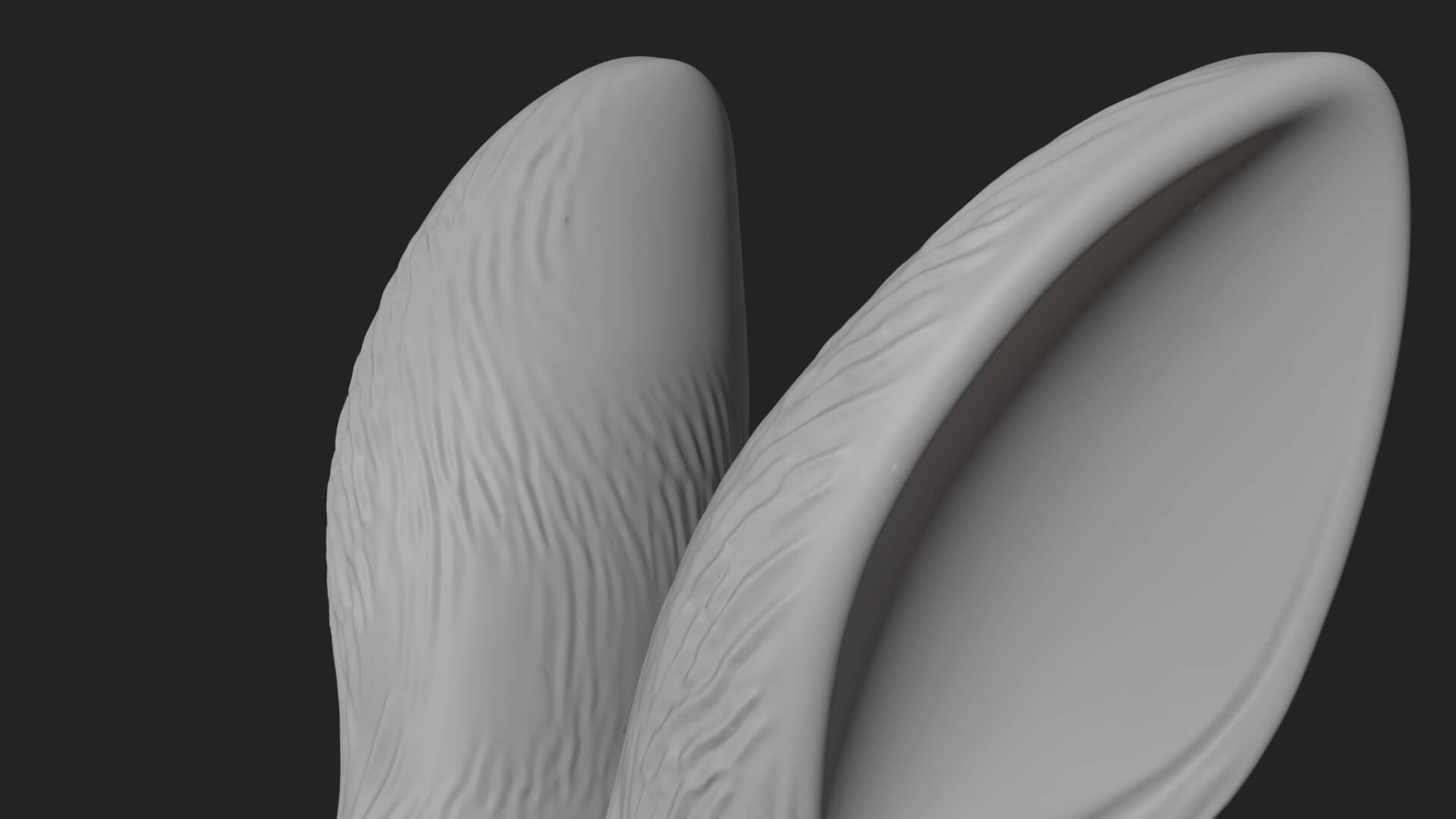 Rabbit Candle Holder Statue Design 4 3D Print Model 3D Model