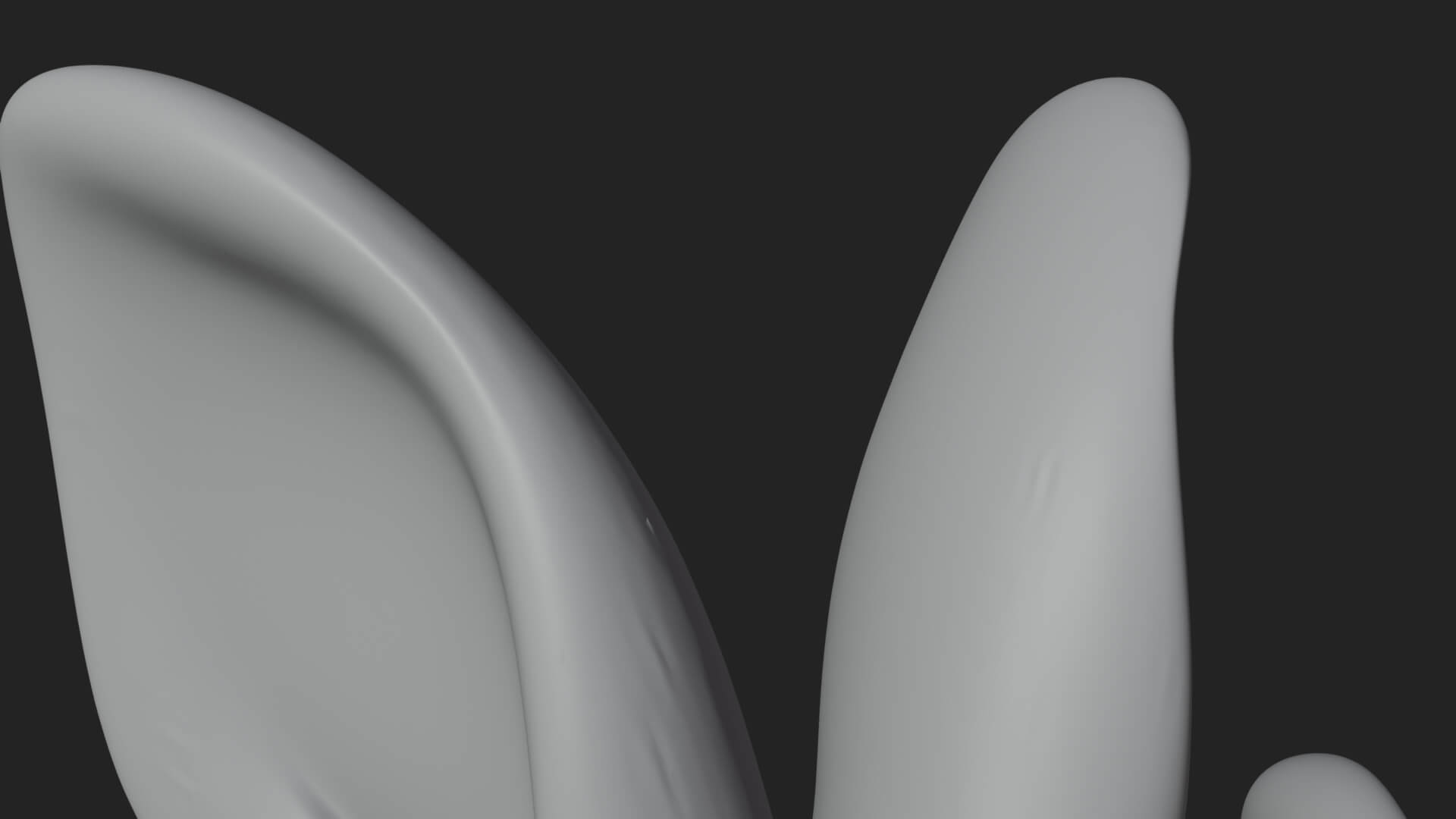 Rabbit Family Group Statue Design 2 3D Print Model 3D Model