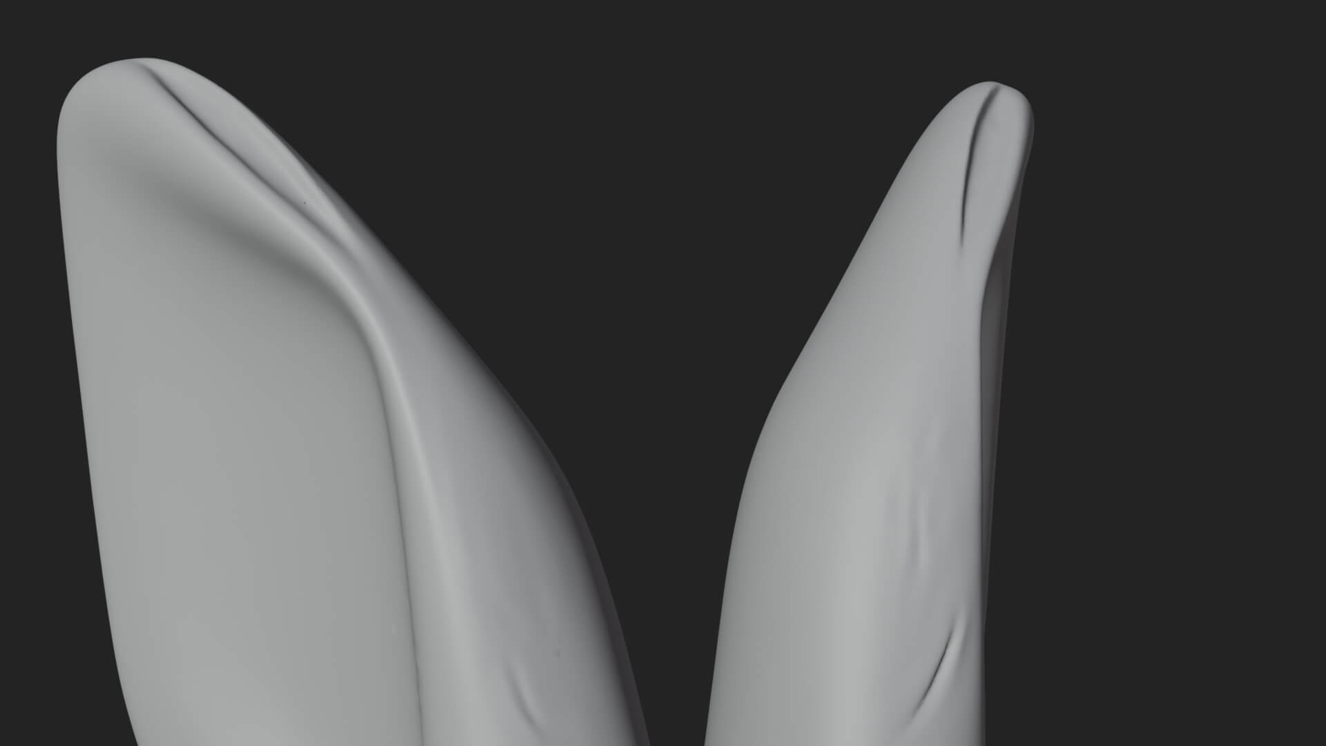 Rabbit Family Group Statue Design 3 3D Print Model 3D Model
