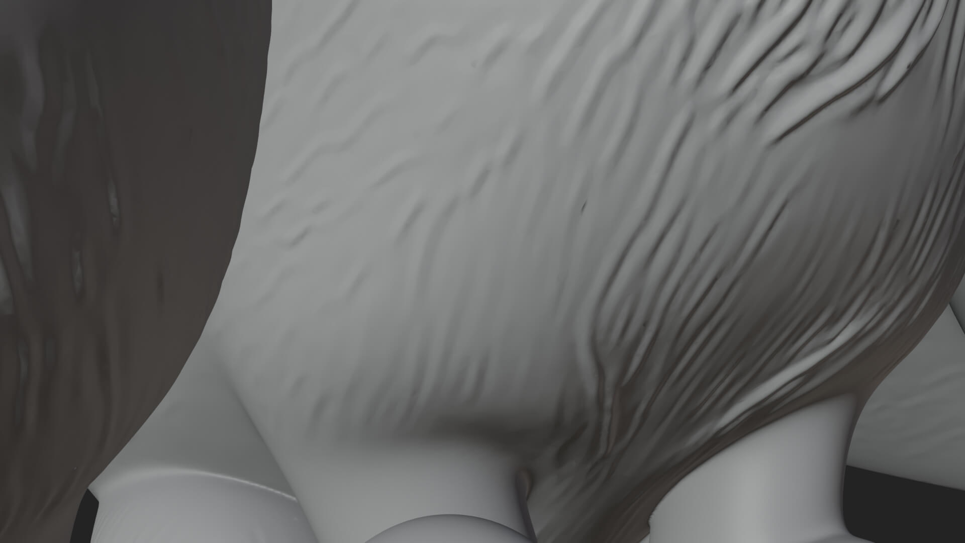 Rabbit Family Group Statue Design 4 3D Print Model 3D Model