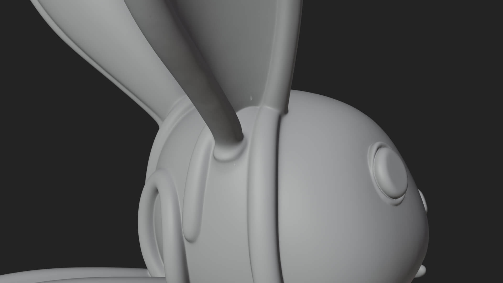 Rabbit Shaped Glass Lantern Model Design 1 3D Print Model 3D Model