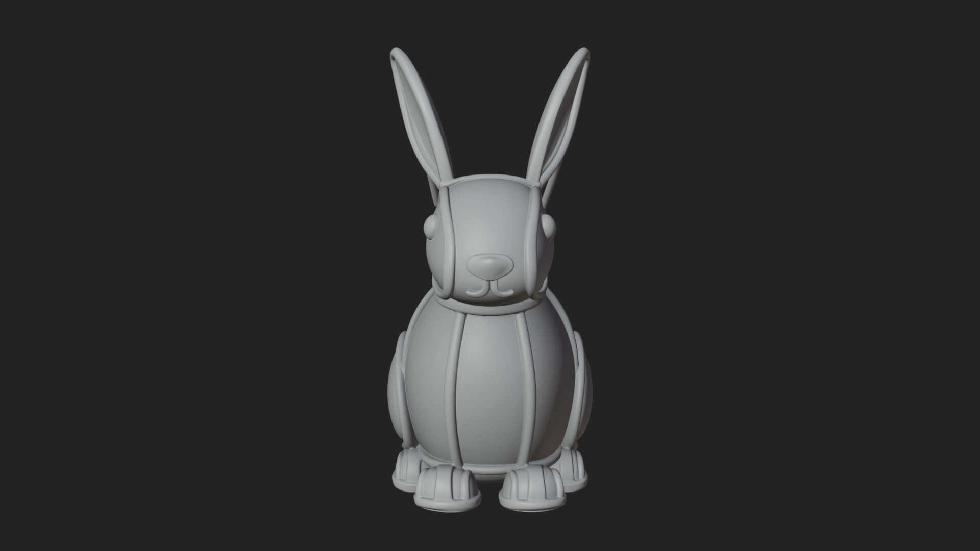 Rabbit Shaped Glass Lantern Model Design 2 3D Print Model 3D Model