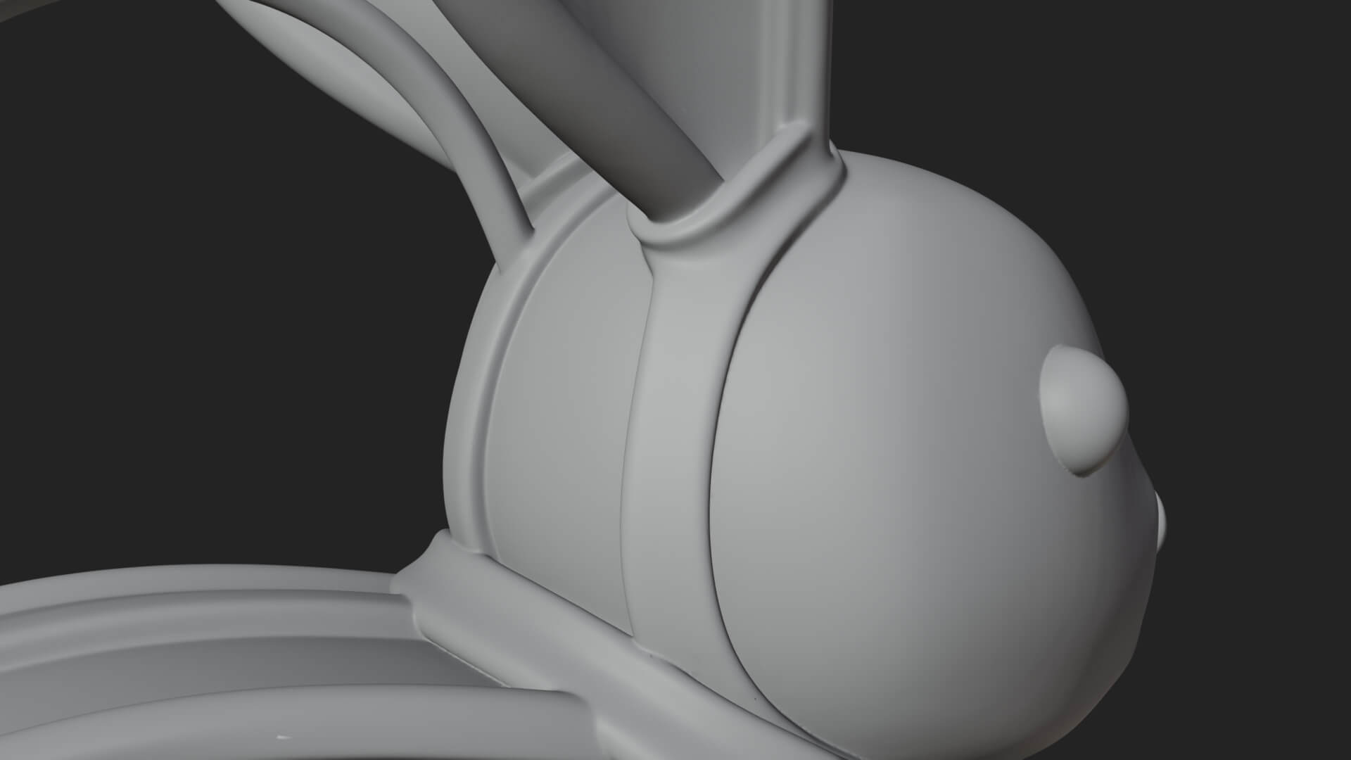Rabbit-Shaped Glass Lantern Model Design 3 3D Print Model 3D Model