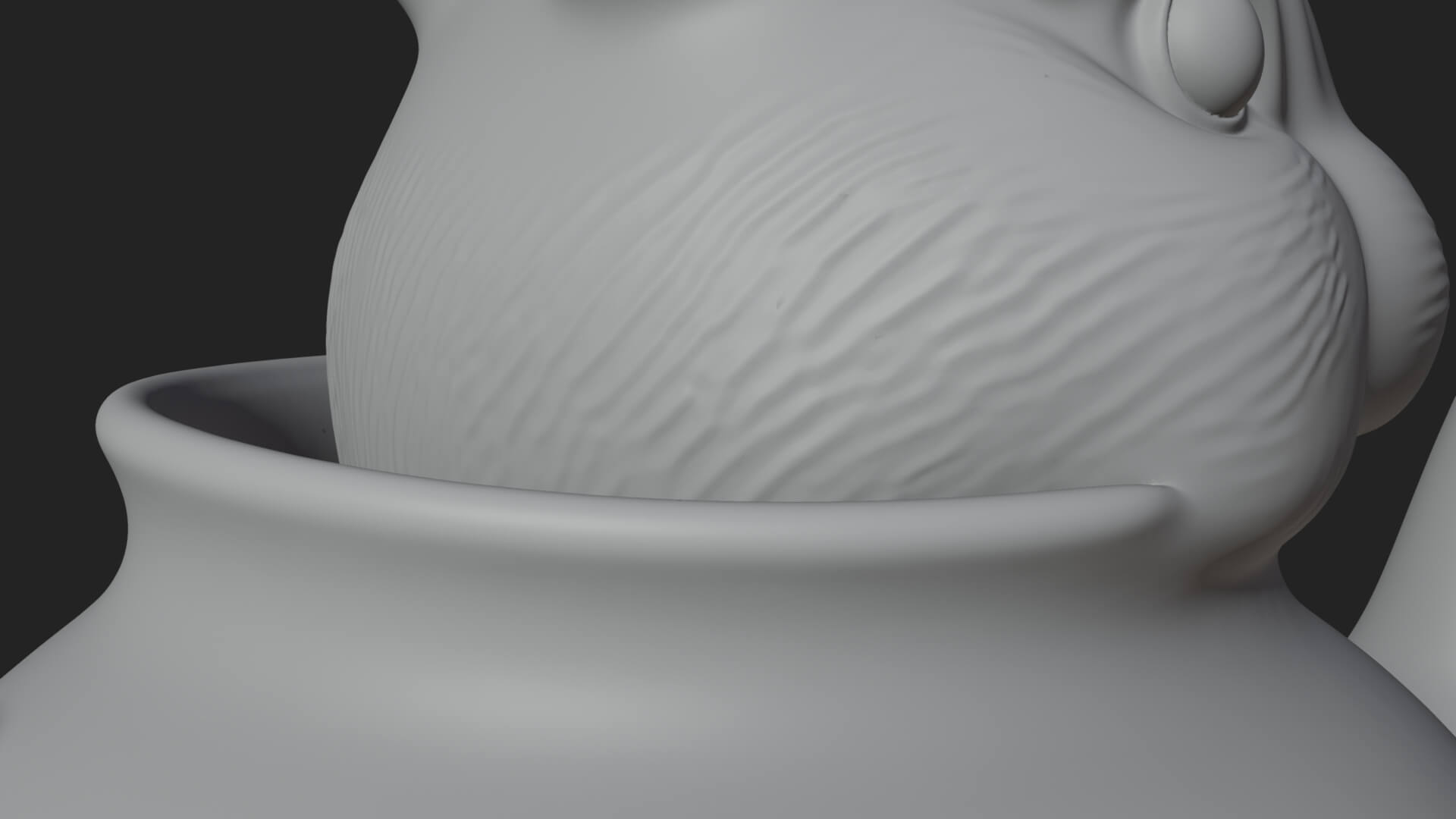 Rabbit Shaped Teapot Model Design 2 3D Print Model 3D Model