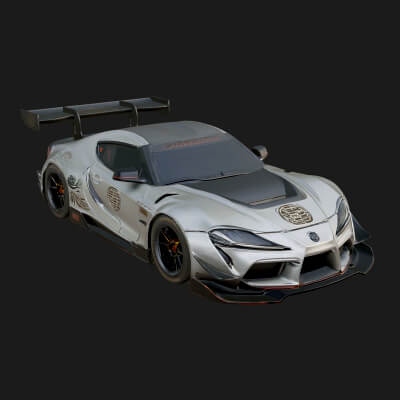 Racing Sports Car Model Design 11 3D Print Model