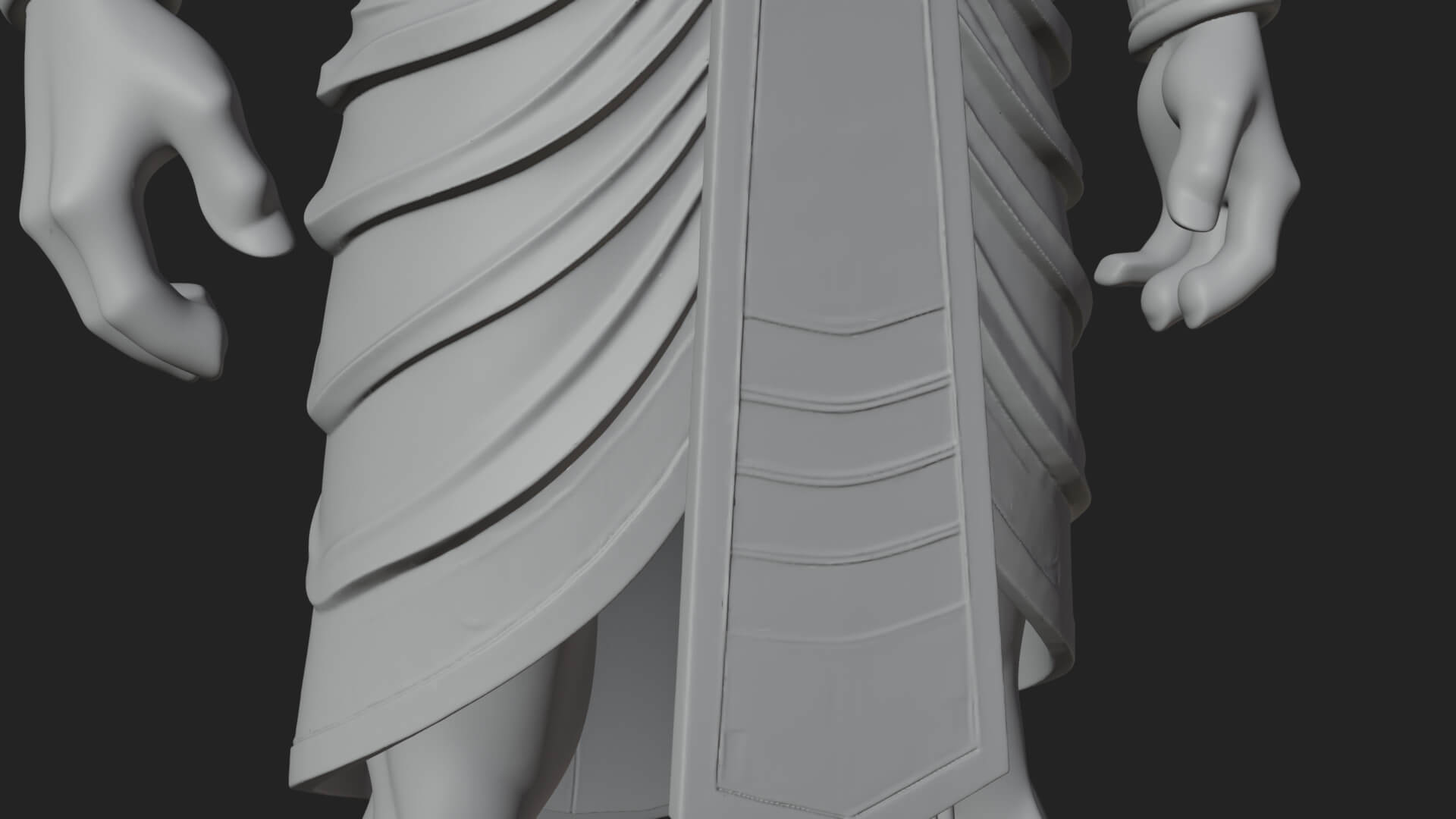 Ram-Headed Egyptian God Statue Design 1 3D Print Model 3D Model