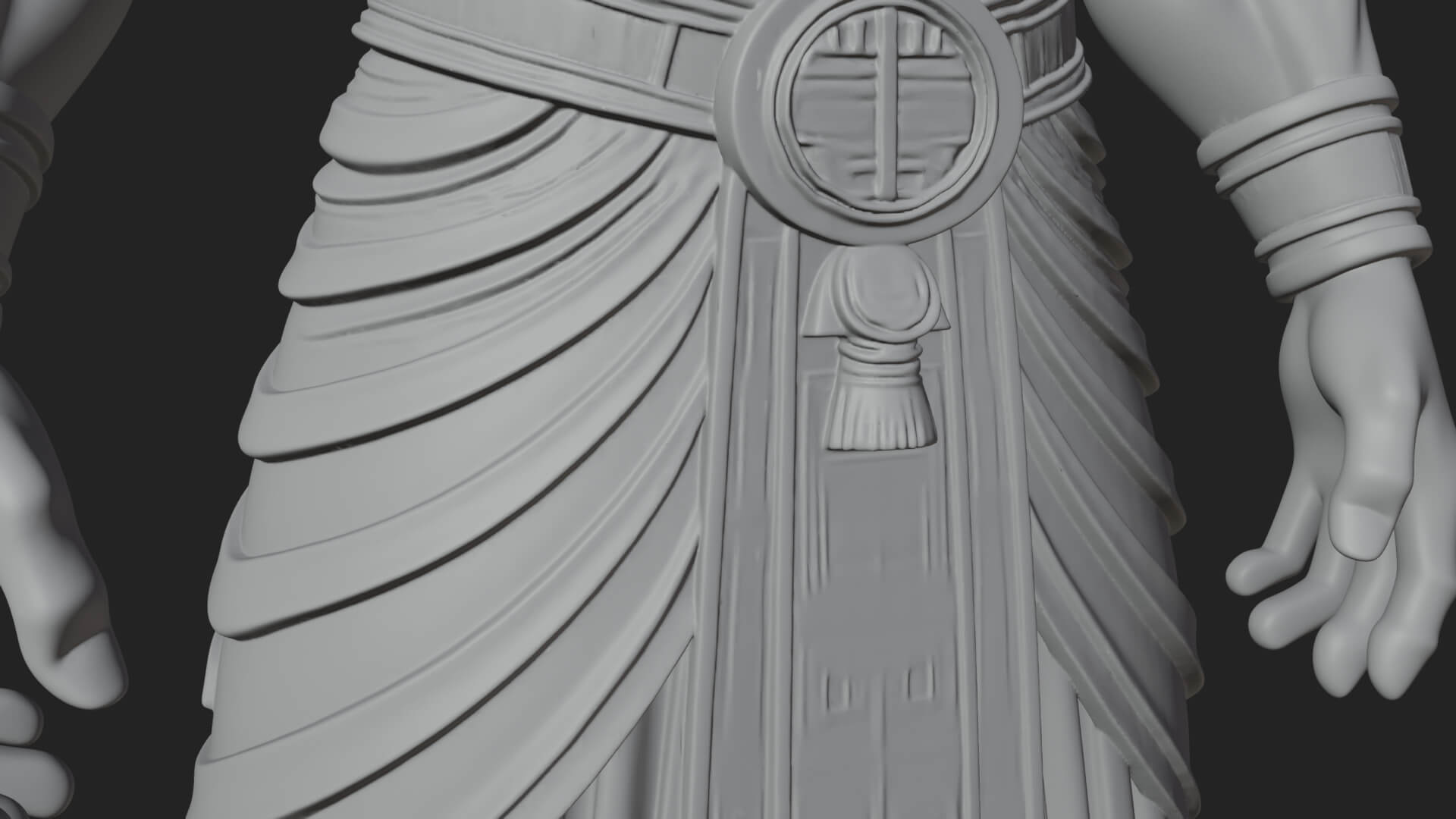 Ram-Headed Egyptian God Statue Design 3 3D Print Model 3D Model