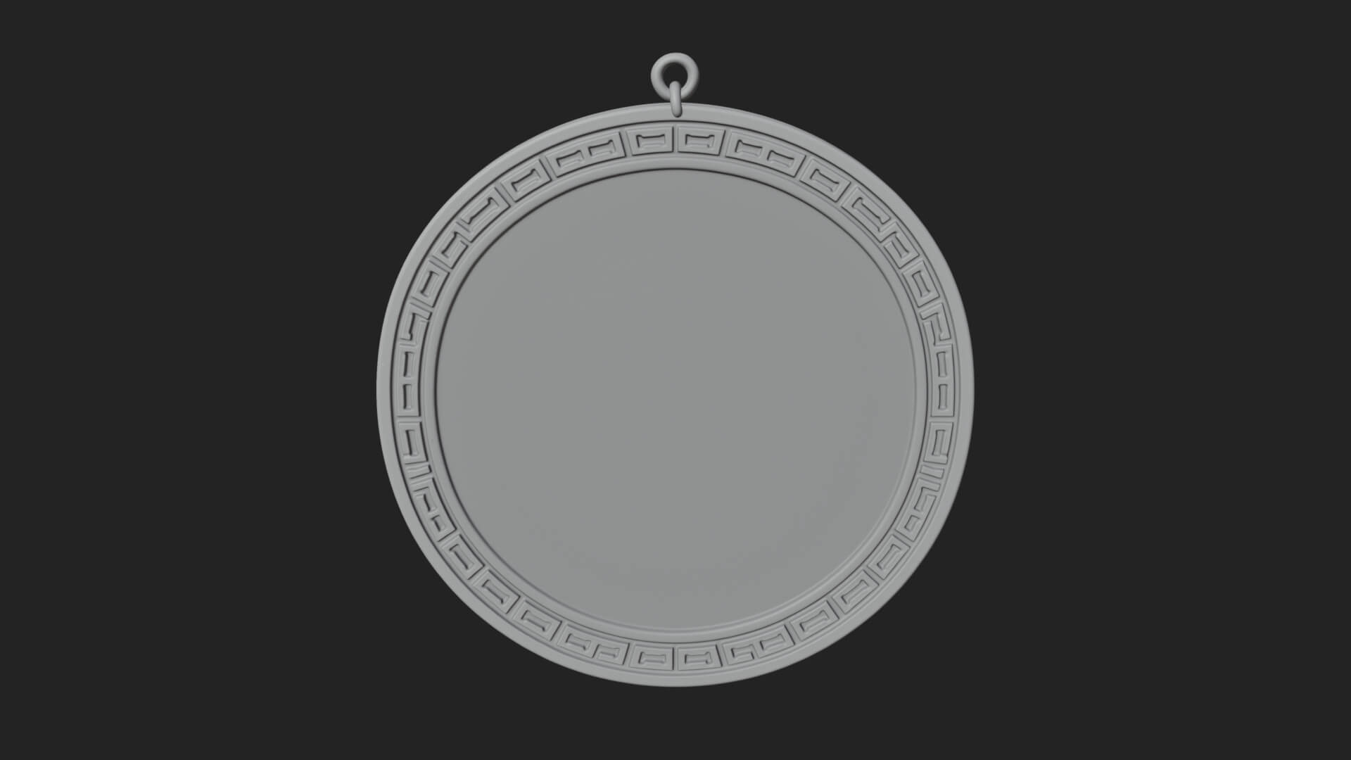Ram Skull Oval Relief Plaque Design 7 3D Print Model 3D Model