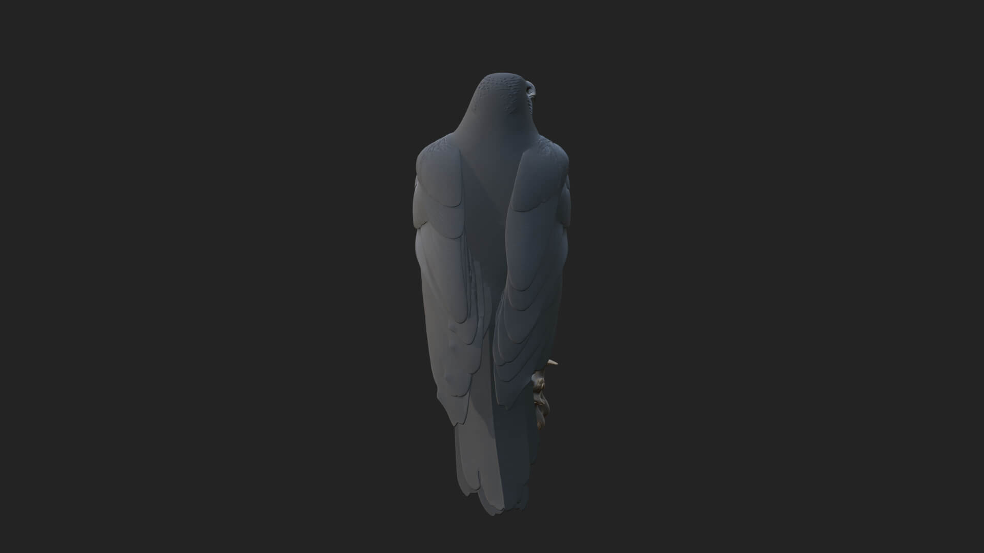 Raven on Skull Statue Design 2 3D Print Model 3D Model