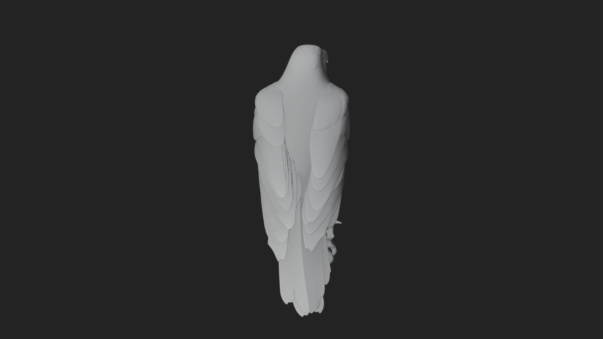 Raven on Skull Statue Design 2 3D Print Model 3D Model