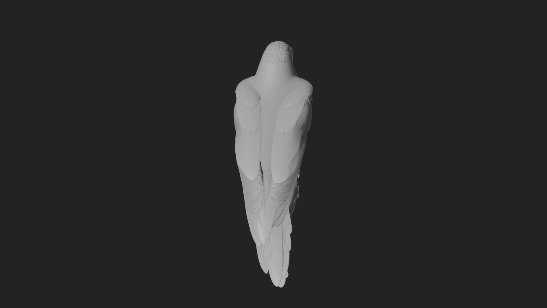 Raven on Skull Statue Design 3 3D Print Model 3D Model