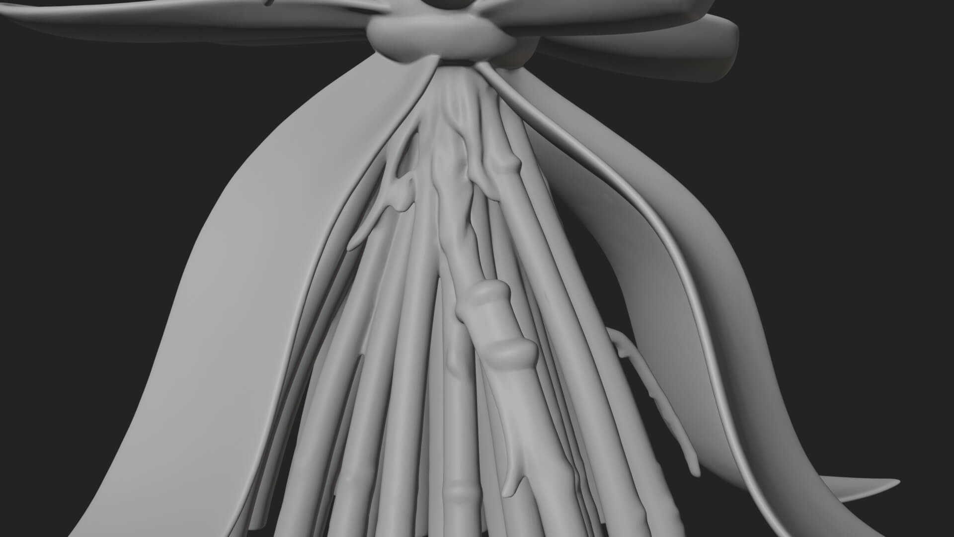 Red Rose Flower Bouquet Ornament Design 4 3D Print Model 3D Model