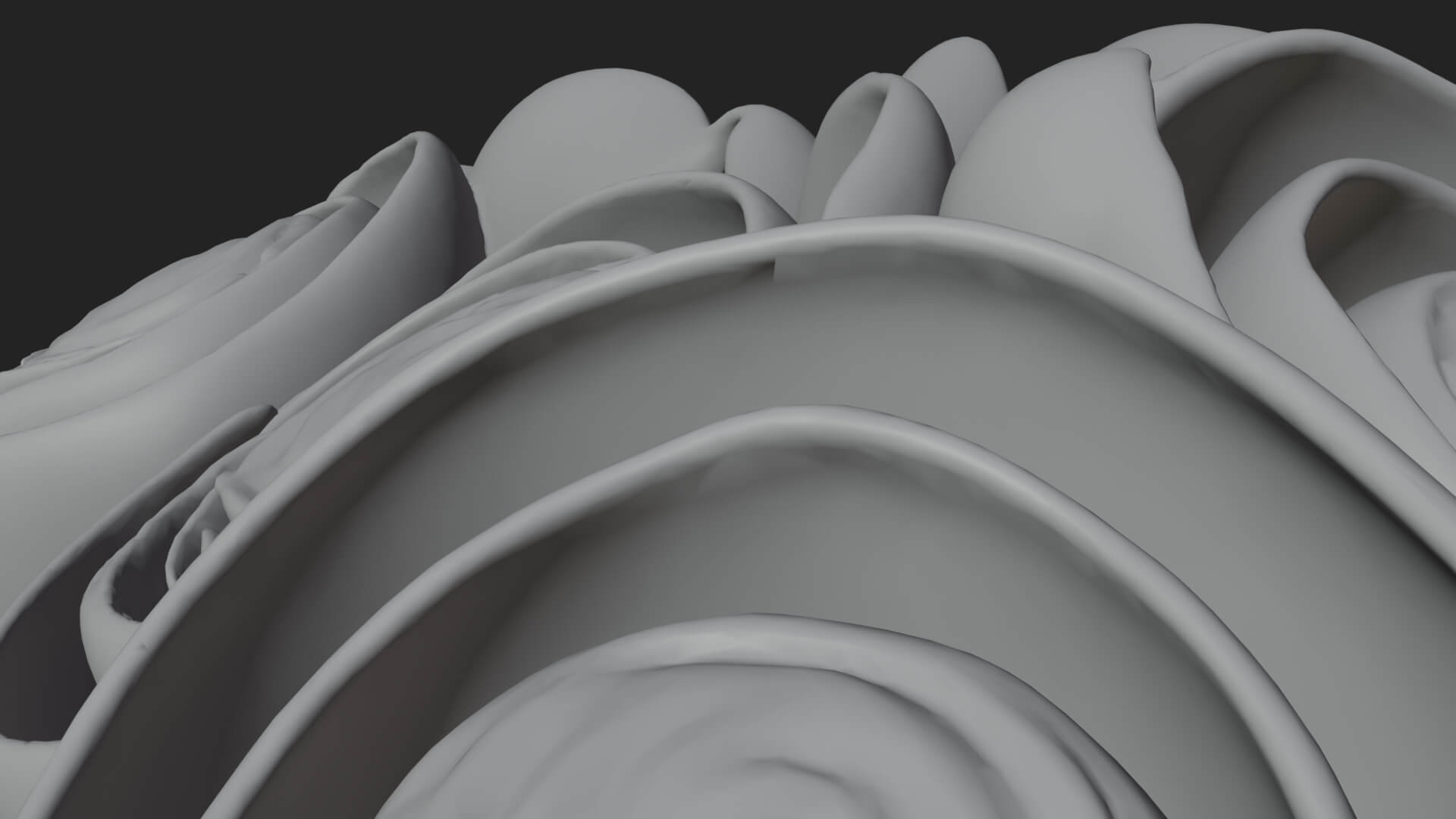 Red Rose Flower Bouquet Ornament Design 6 3D Print Model 3D Model