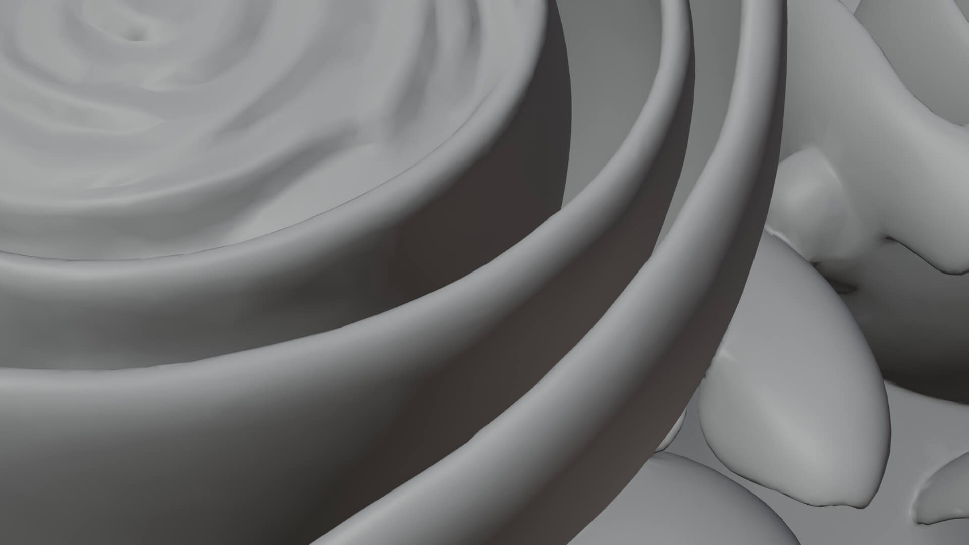 Red Rose Flower Bouquet Ornament Design 6 3D Print Model 3D Model