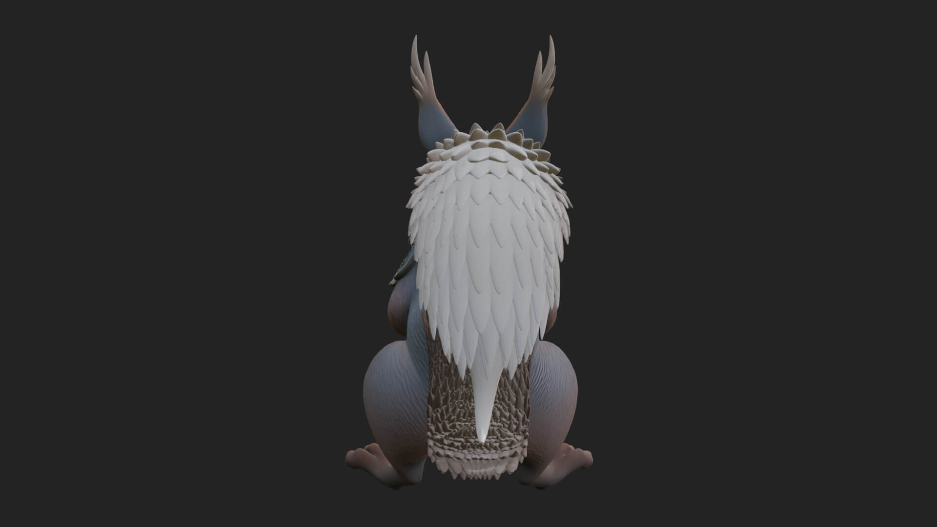 Red Squirrel Animal Statue Design 2 3D Print Model 3D Model