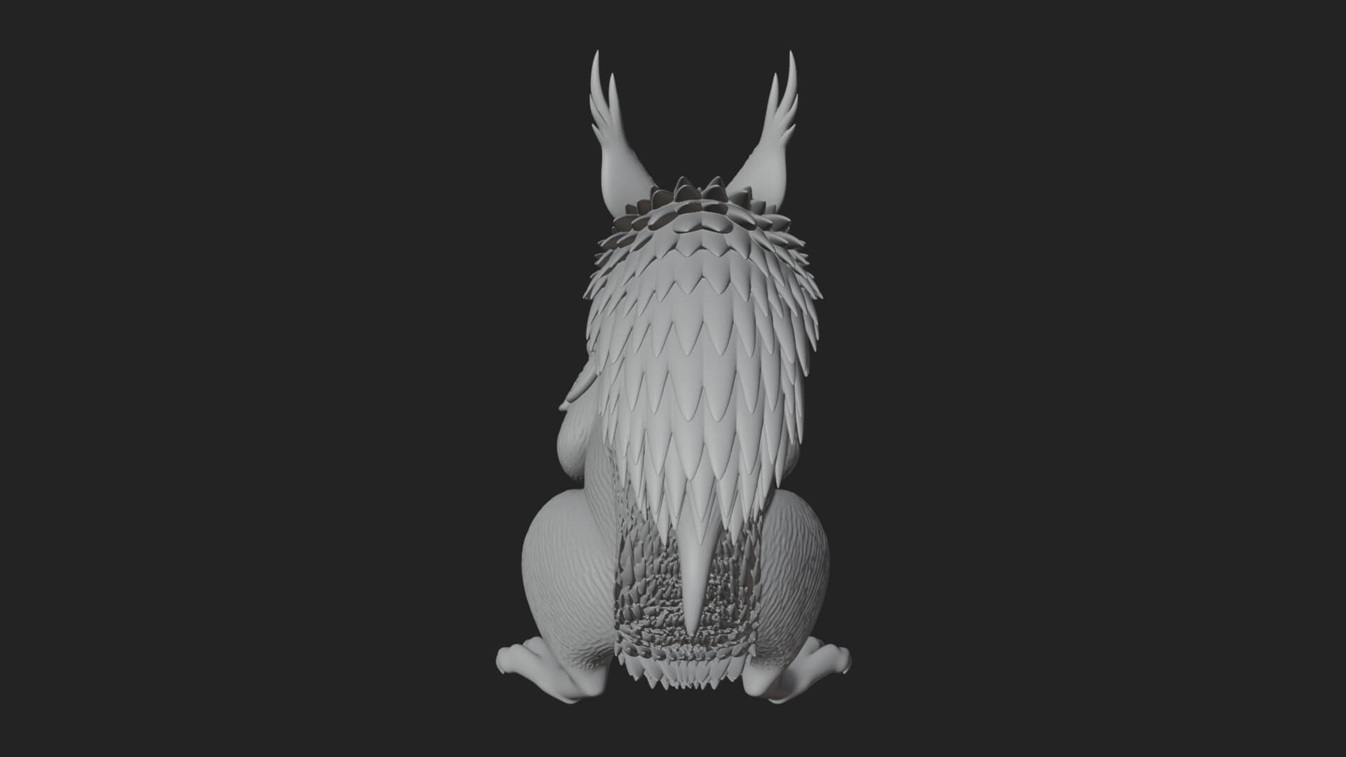 Red Squirrel Animal Statue Design 2 3D Print Model 3D Model